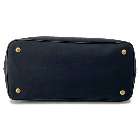 PRADA Jacquard 2WAY Handbag Canvas/Leather - Picture 3 of 15